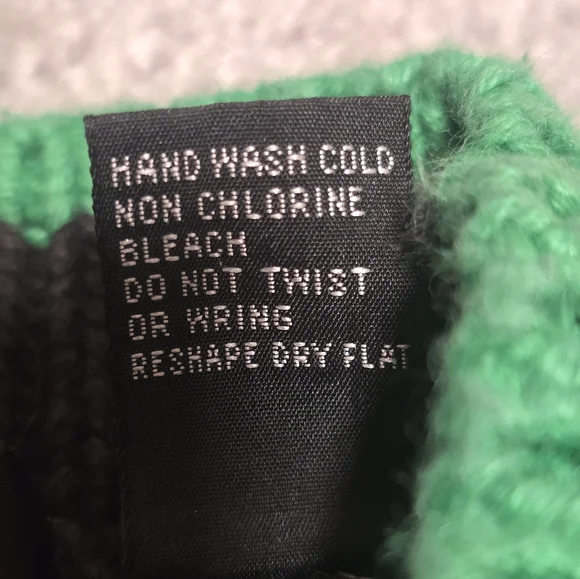 VTG Northeast Knitters Mock Neck Sweater Colorful Chunky Warm - Picture 8 of 10